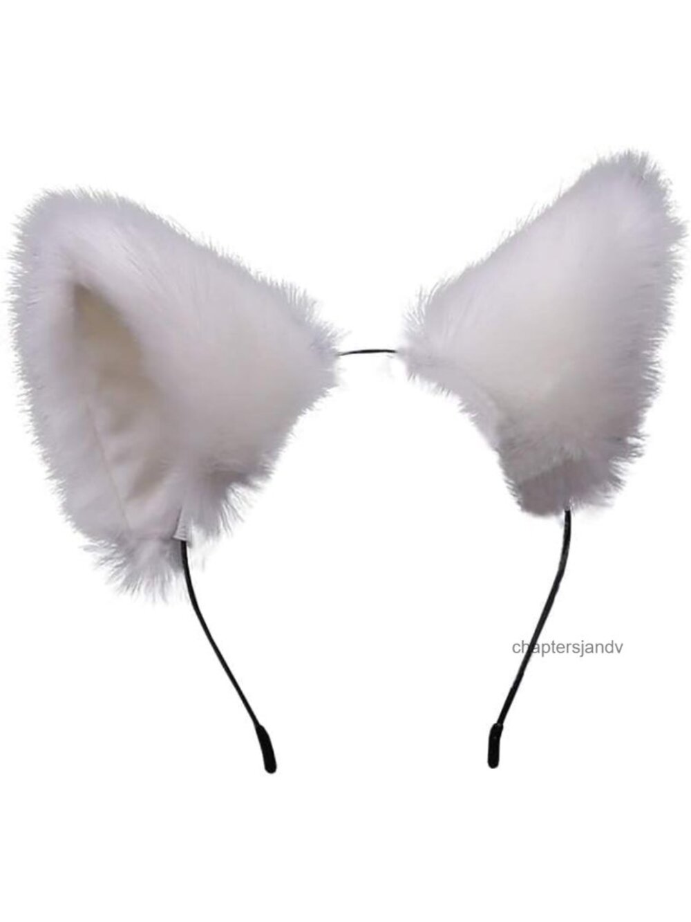 Faux Fur Cat Ears Headband with Bells for Cosplay Halloween